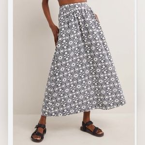Boden Linin Midi Skirt